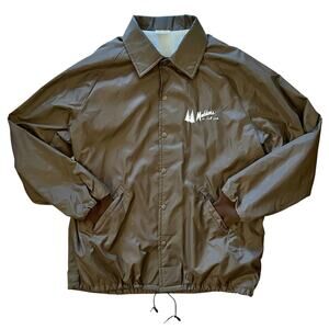 Vintage Birdie Maddens on Gull Lake Brown Lightweight Bomber Jacket Men's Size L